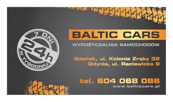 Logo BALTIC CARS - Wypożyczalnia Samochodów Trójmiasto