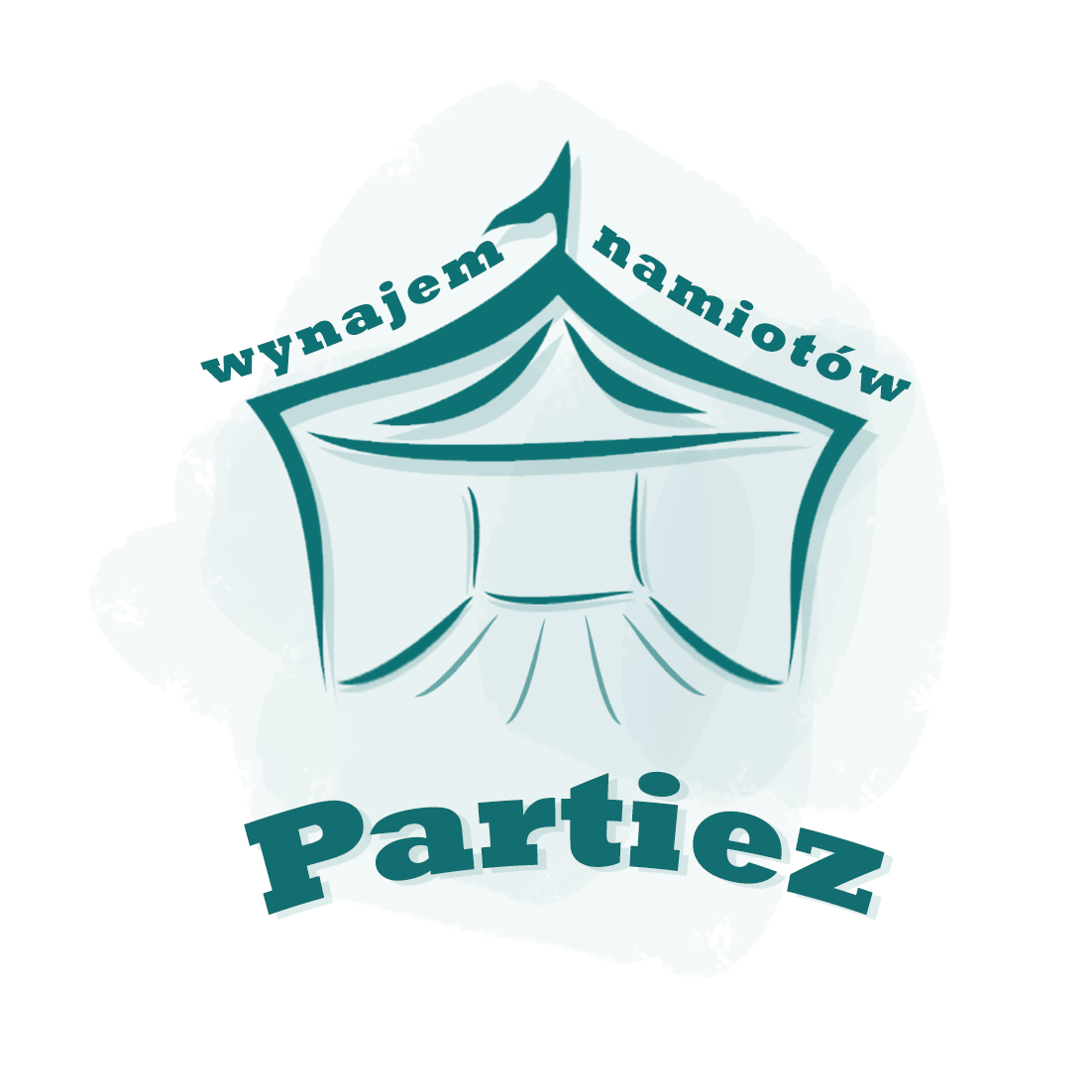 Logo Partiez - wynajem namiotów, wyposażenia i zjeżdżalni