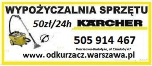 Logo Wypożyczalnia sprzętu czyszczącego karcher i ogrodowego