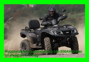 Wynajem Profesjonalnych Quadów 4x4 dwu osobowych, Wyprawy Quadami