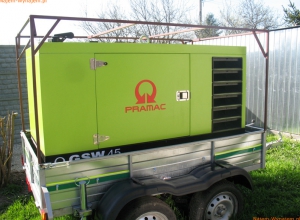 Agregat prądotwórczy Pramac o mocy 45 kva