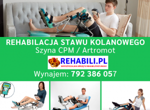 Artromot,szyna CPM do rehabilitacji kolana-Kościan-wynajem