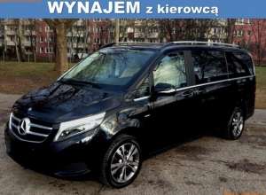 Nowa V Klasa wynajem busa z kierowcą 6 os Mercedes V250 AVANTGARDE Wwa