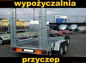 Wynajem przyczepy pod minikoparki