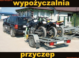 Przyczepa do przewozu motocykli