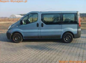 Wynajem Bus 9 osobowy Renault Trafic 2 tygodnie po 140