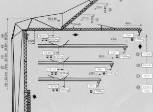 Żuraw budowlany POTAIN GTMR 356A