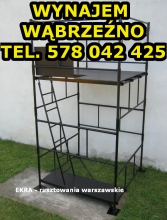 WYNAJEM RUSZTOWAŃ WARSZAWSKICH WĄBRZEŹNO TEL 578 042 425