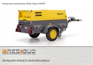 wynajem Kompresor przewoźny Atlas Copco XAS97