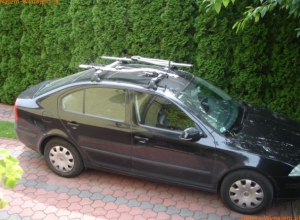 Bagaznik Skoda Octavia II, belki poprzeczne