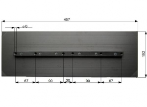 Łopatki do zacieraczki 1200 mm przekładane