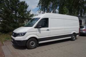 Wynajem busa VW Crafter 200zł nettto/doba. Kamera cofania