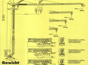 Żuraw budowlany Liebherr 35K