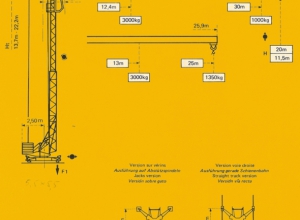 Żuraw budowlany POTAIN GTMR 326