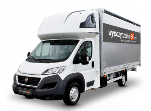 Wynajem samochodu Fiat Ducato 2,3 10ep 150 KM Firanka z kurnikiem