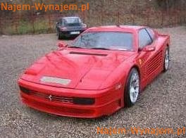 wynajem Auto do ślubu Czerwone FERRARI