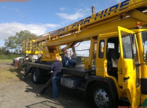 Podnosnik koszowy, zwyżka Volvo fl6 22m Kielce