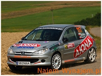 wynajem Peugeot 206 RC grupy A