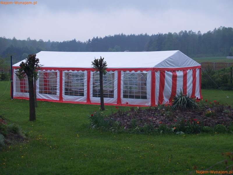 Wynajem namiotów, hala namiotowa, namioty 10x10m