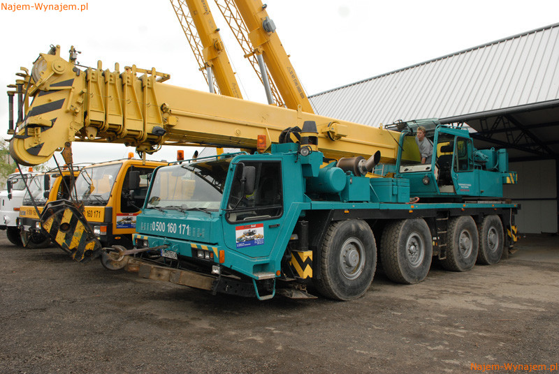 Dżwigi - wynajem dźwigów i maszyn budowlanych, Poznań, Wrocław