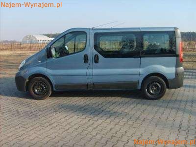 Wynajem Bus 9 osobowy Renault Trafic 2 tygodnie po 140